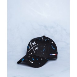 LXH CAP BLACK BLUE PAINT